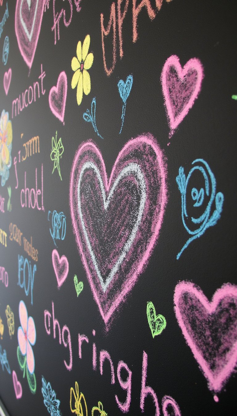8. Chalkboard Appreciation Wall