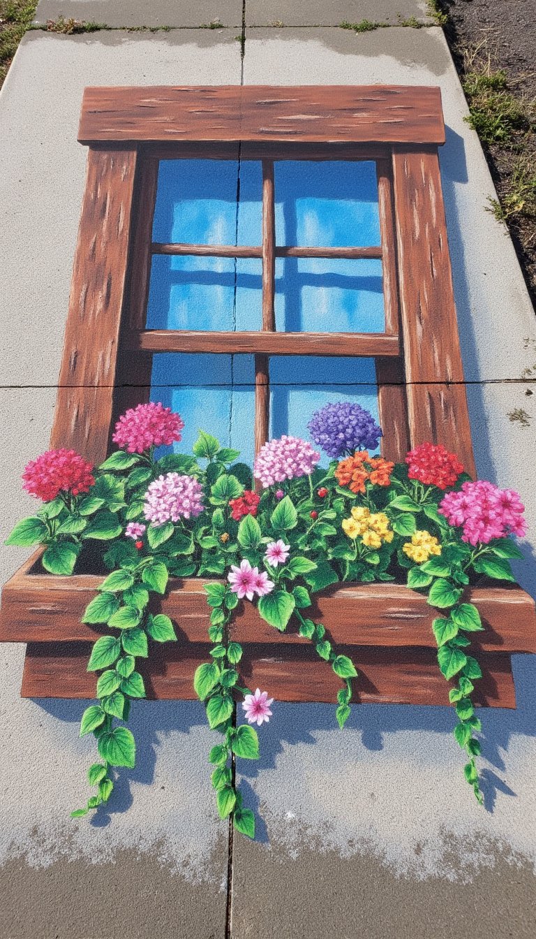 12. A Window Box Overflowing with Blooms
