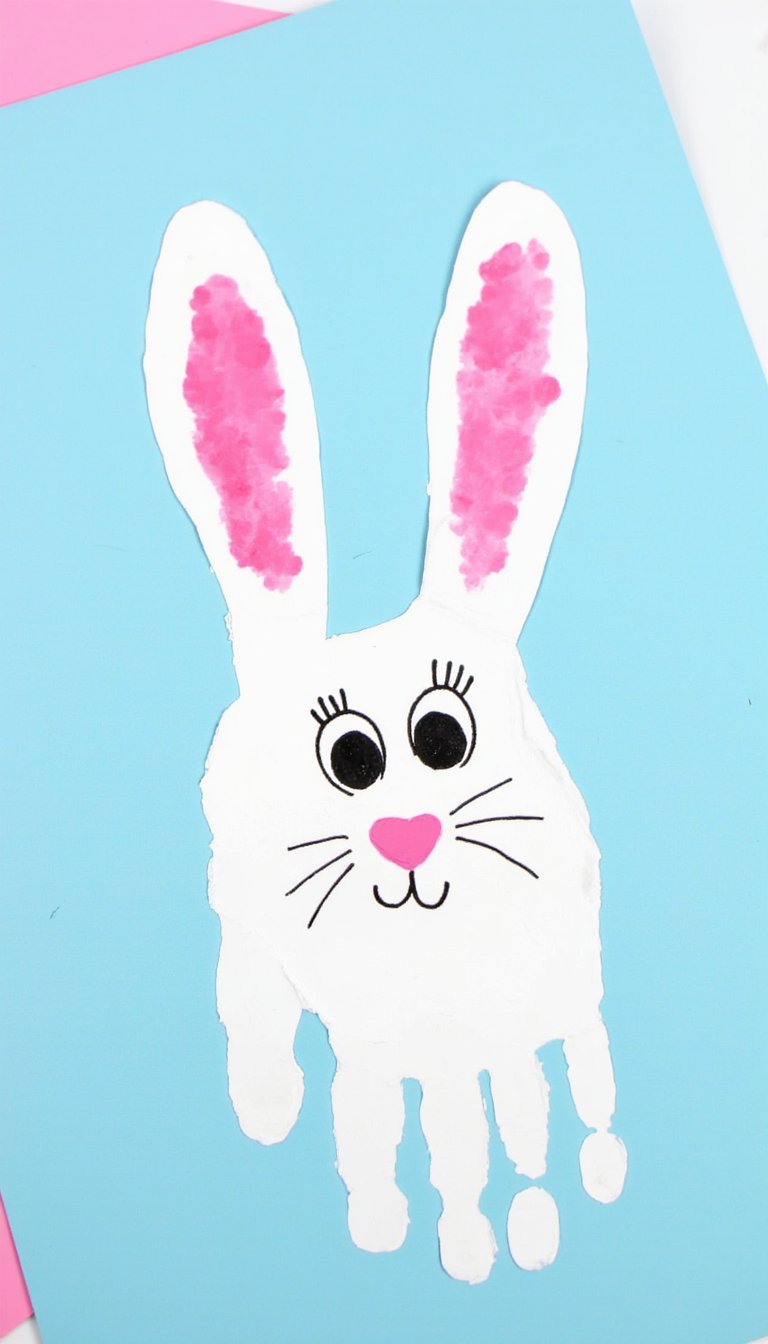 18. Handprint & Footprint Bunny Keepsake