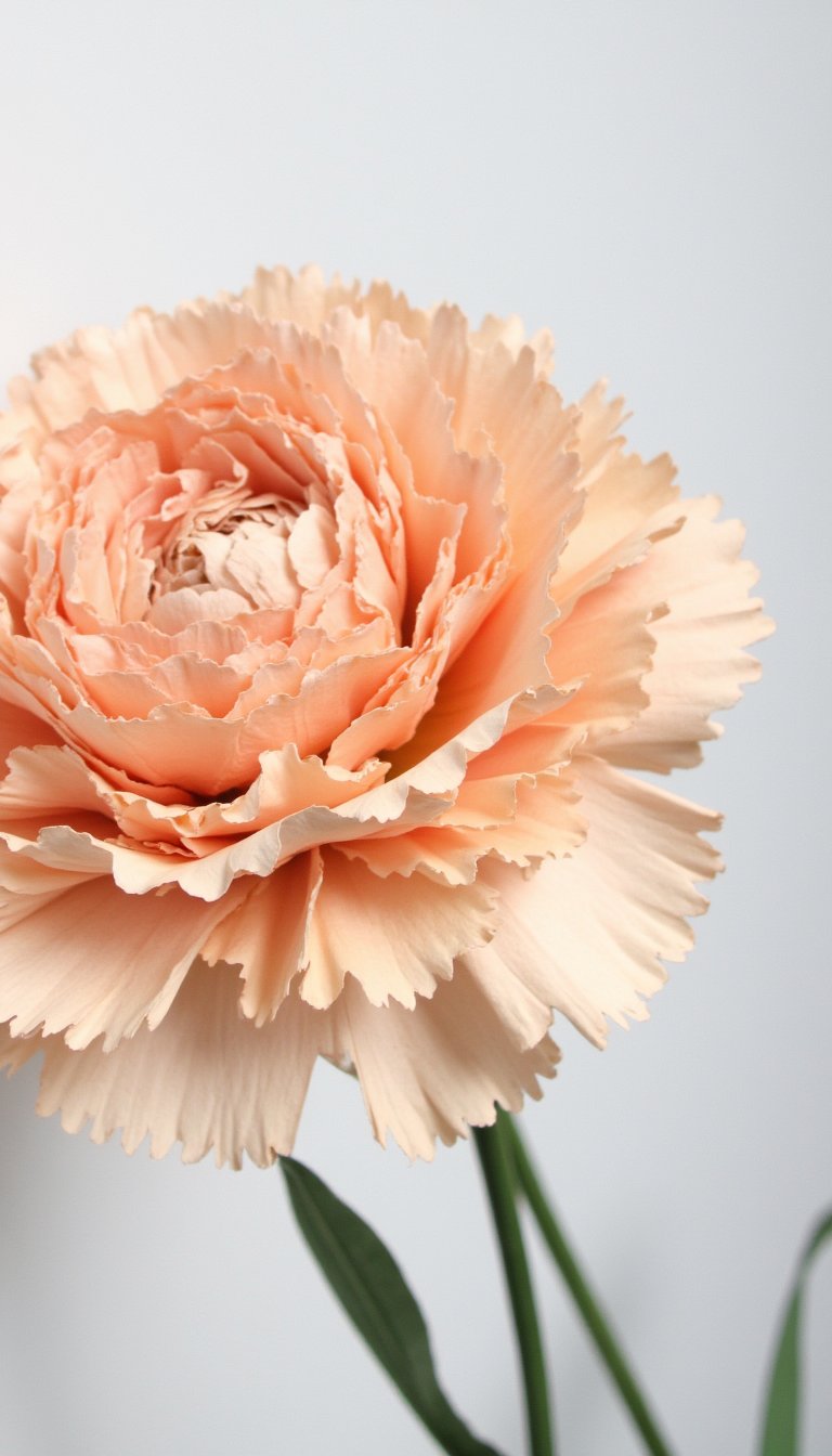 16. Playful Carnation with Ruffled Edges