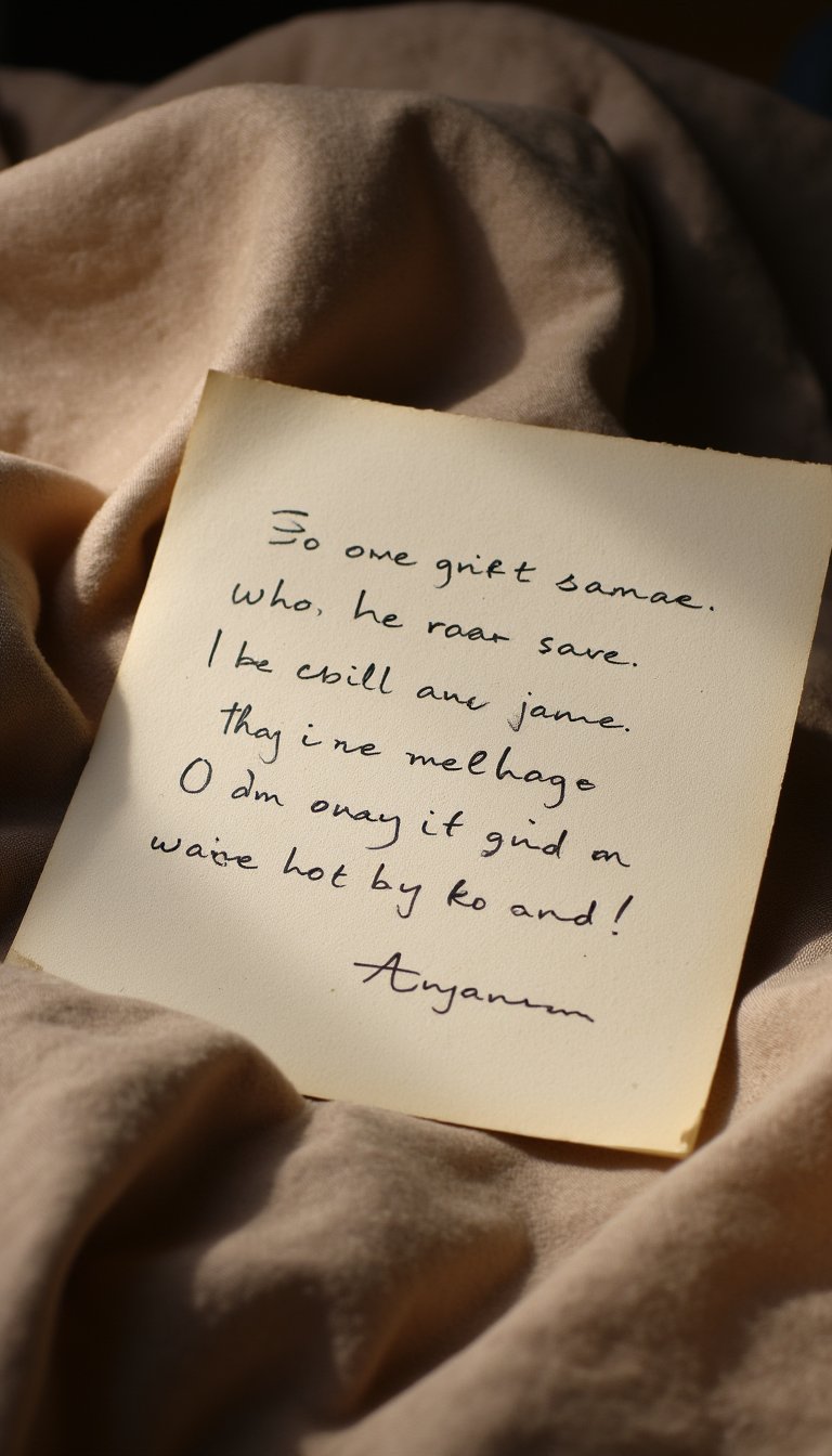 28. A Simple, Sincere Letter