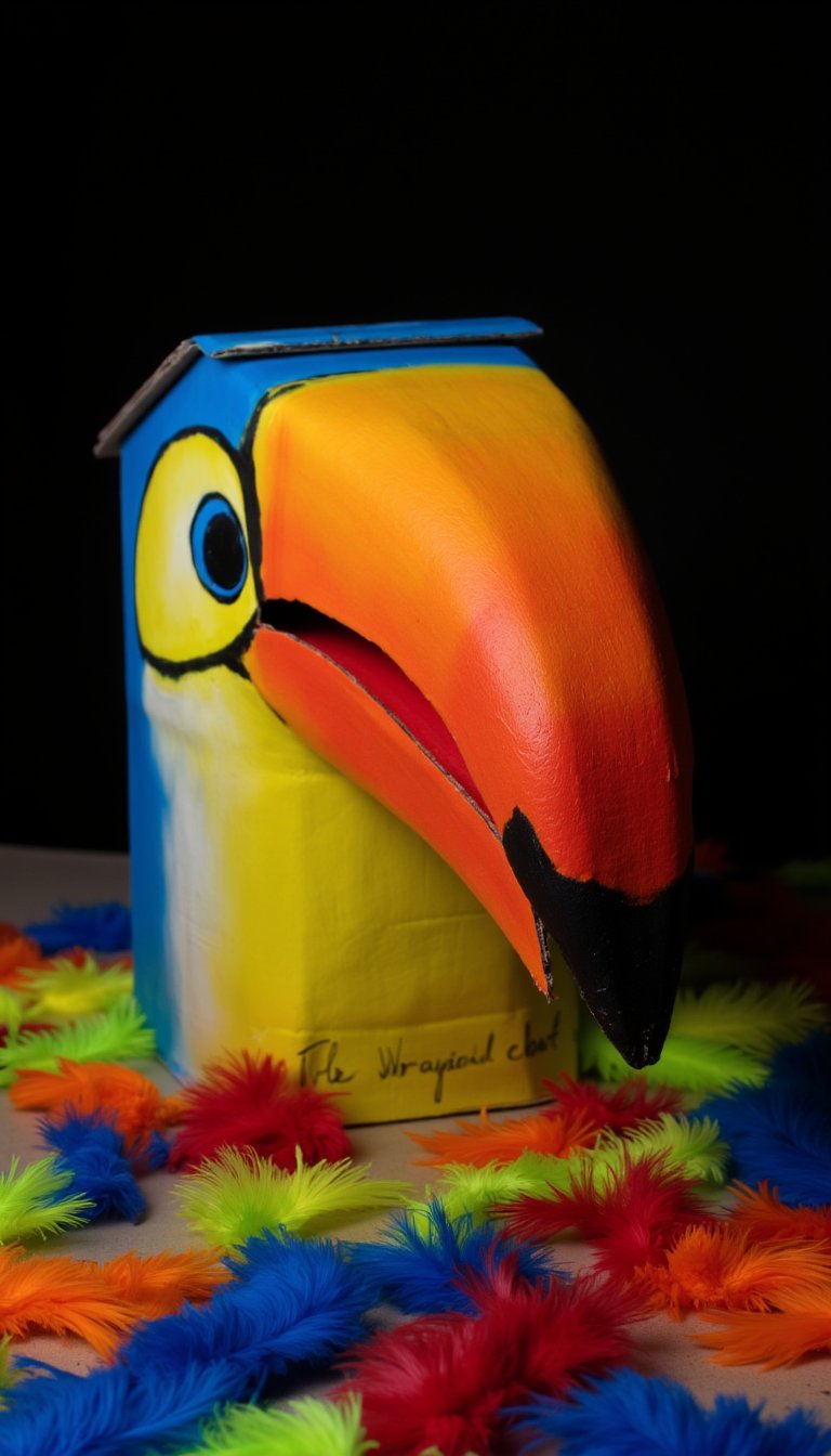 14. Cereal Box Toucan Mask