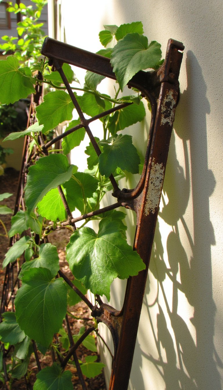 6. A Modern Trellis for Climbing Plants