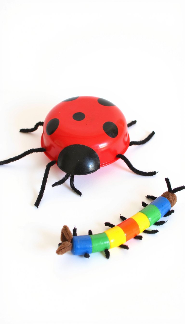 3. Clattering Bottle Cap Bugs