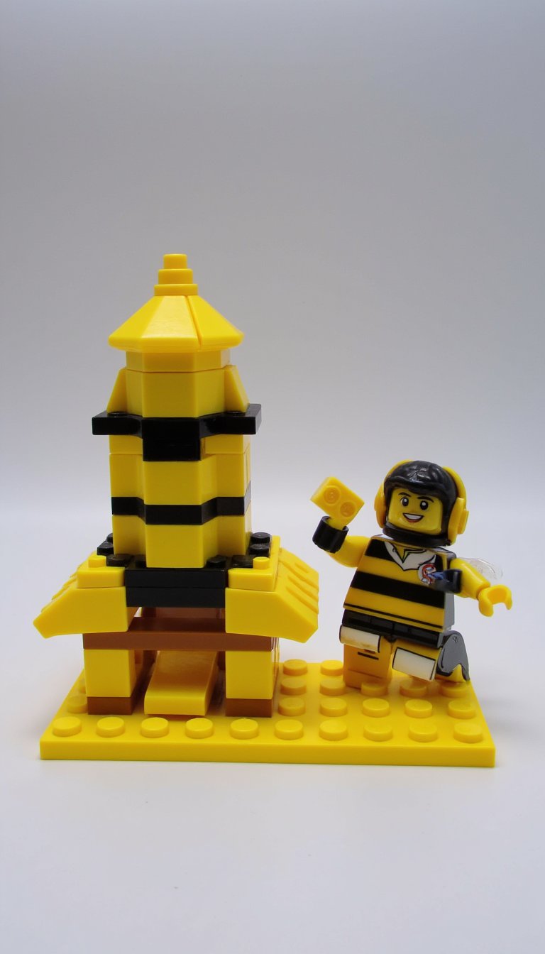 5. Build a LEGO Bee Hive & Bee Bot