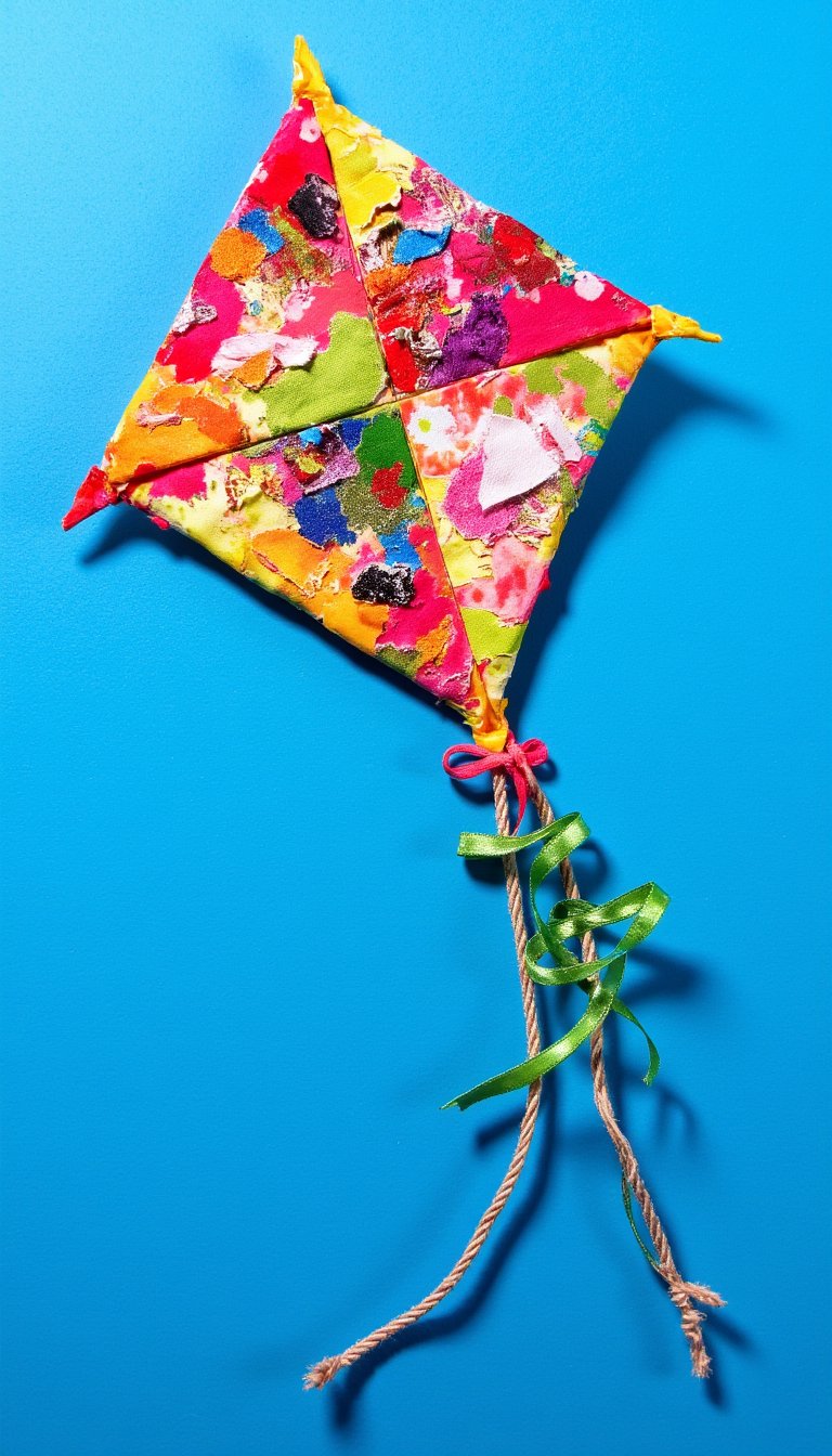 7. Windy Day Kite Collage