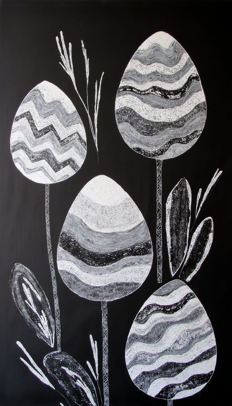 13. Modern Abstract Eggs