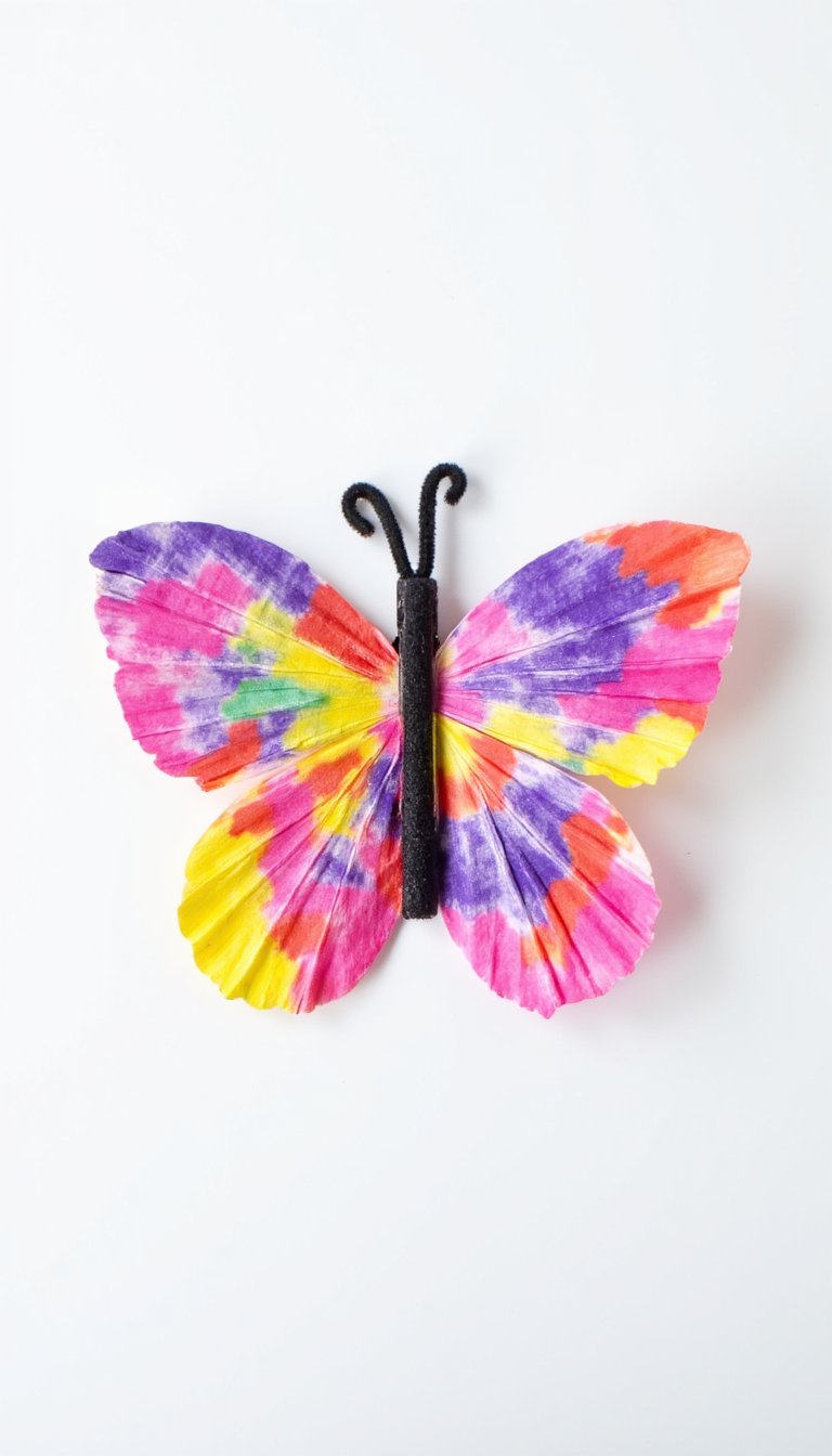 1. The Classic Coffee Filter Butterfly