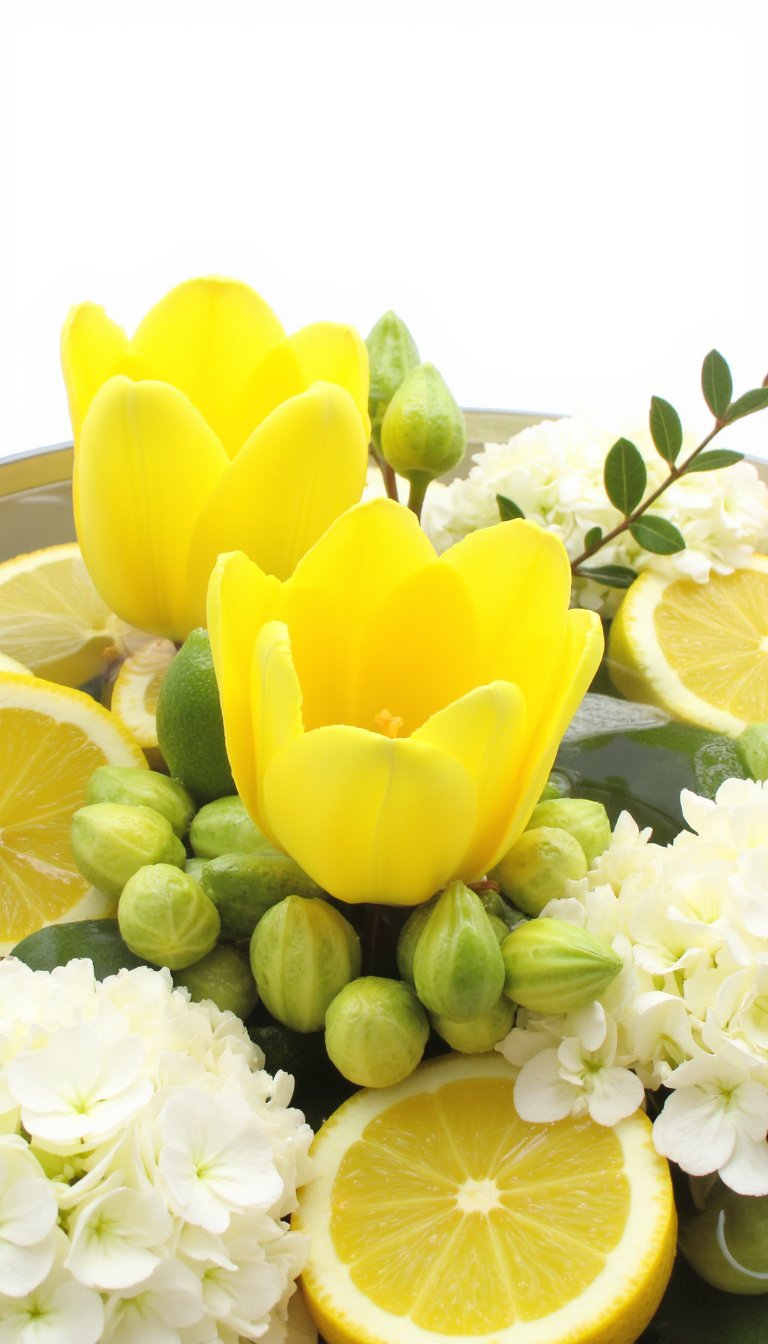 3. The Citrus & Bloom Centerpiece