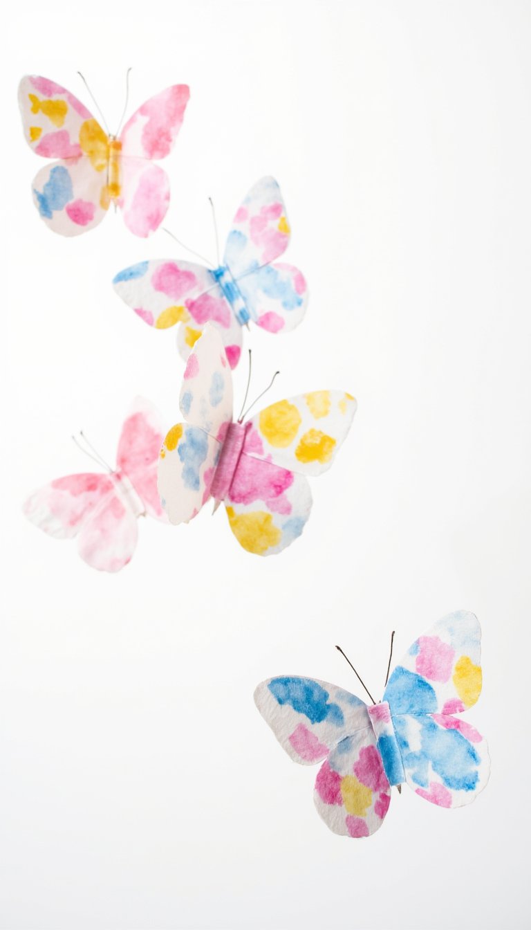 1. The Classic Watercolor Butterfly Swarm