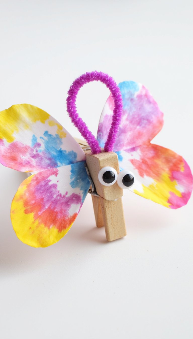 1. The Classic Coffee Filter Butterfly