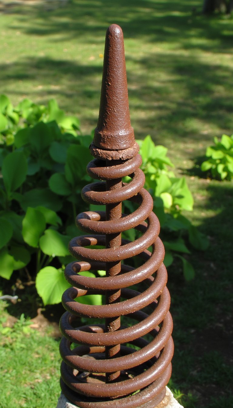 17. Sculptural Garden Art or Obelisk