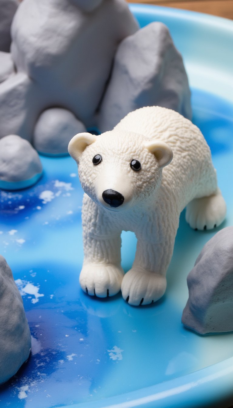 17. “Stained Glass” Polar Bear