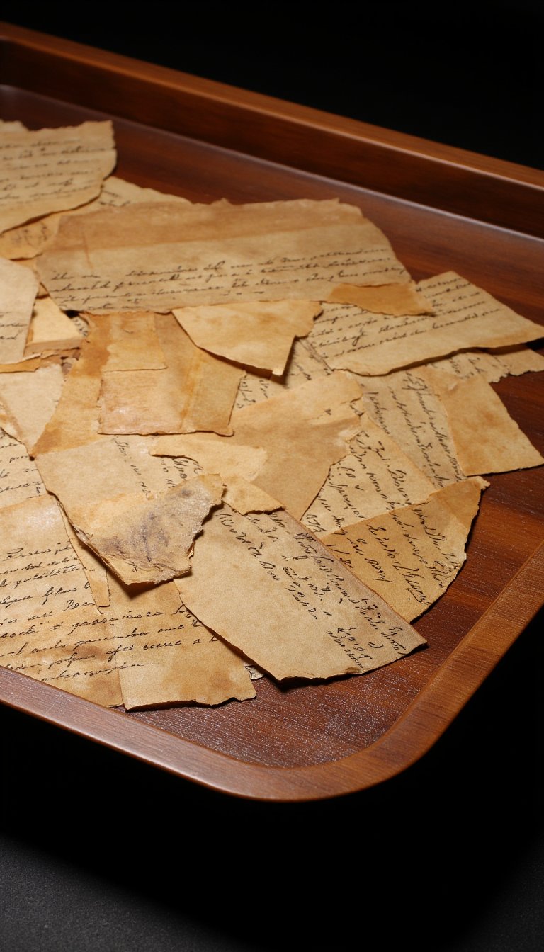 11. Decoupage Historical Document Trays