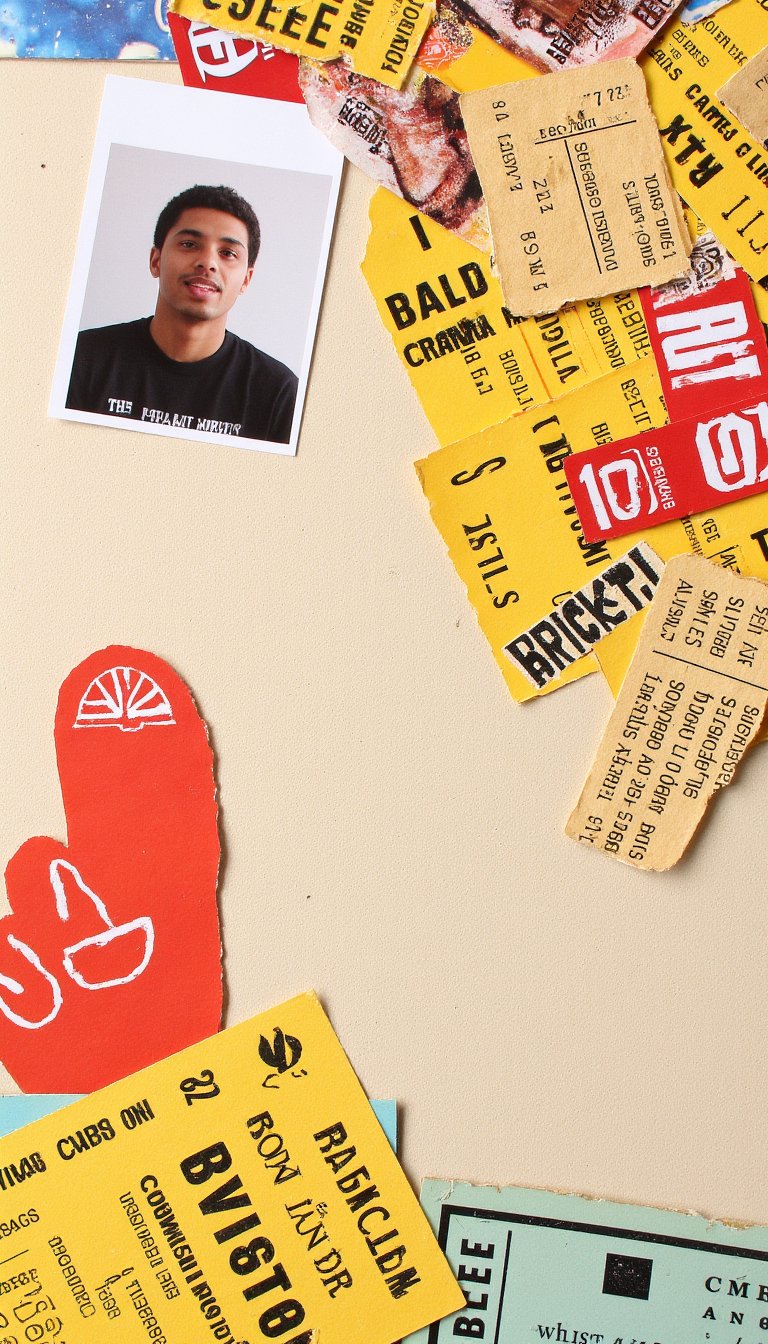 22. Sports Game Ticket Stub Collage