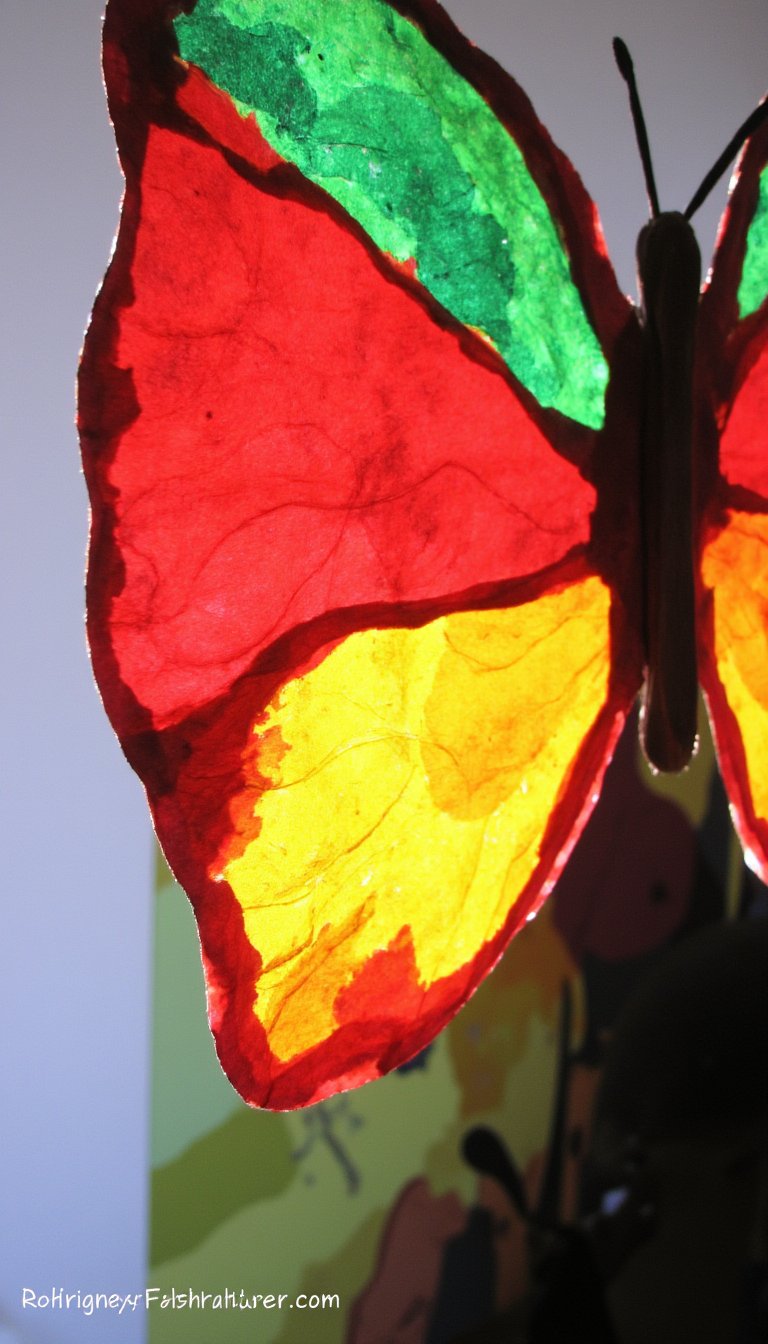 7. Tissue Paper Butterfly Wings