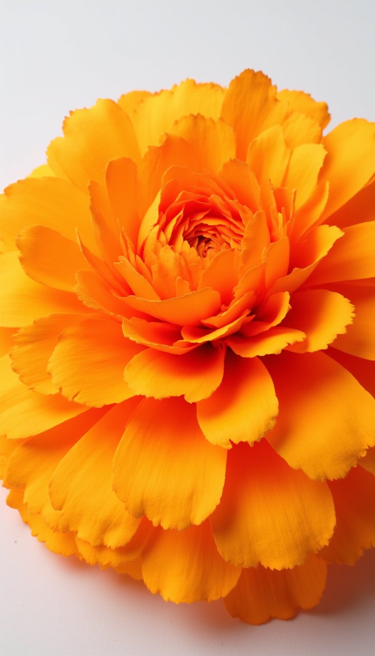 22. Layered Tissue Paper Marigolds