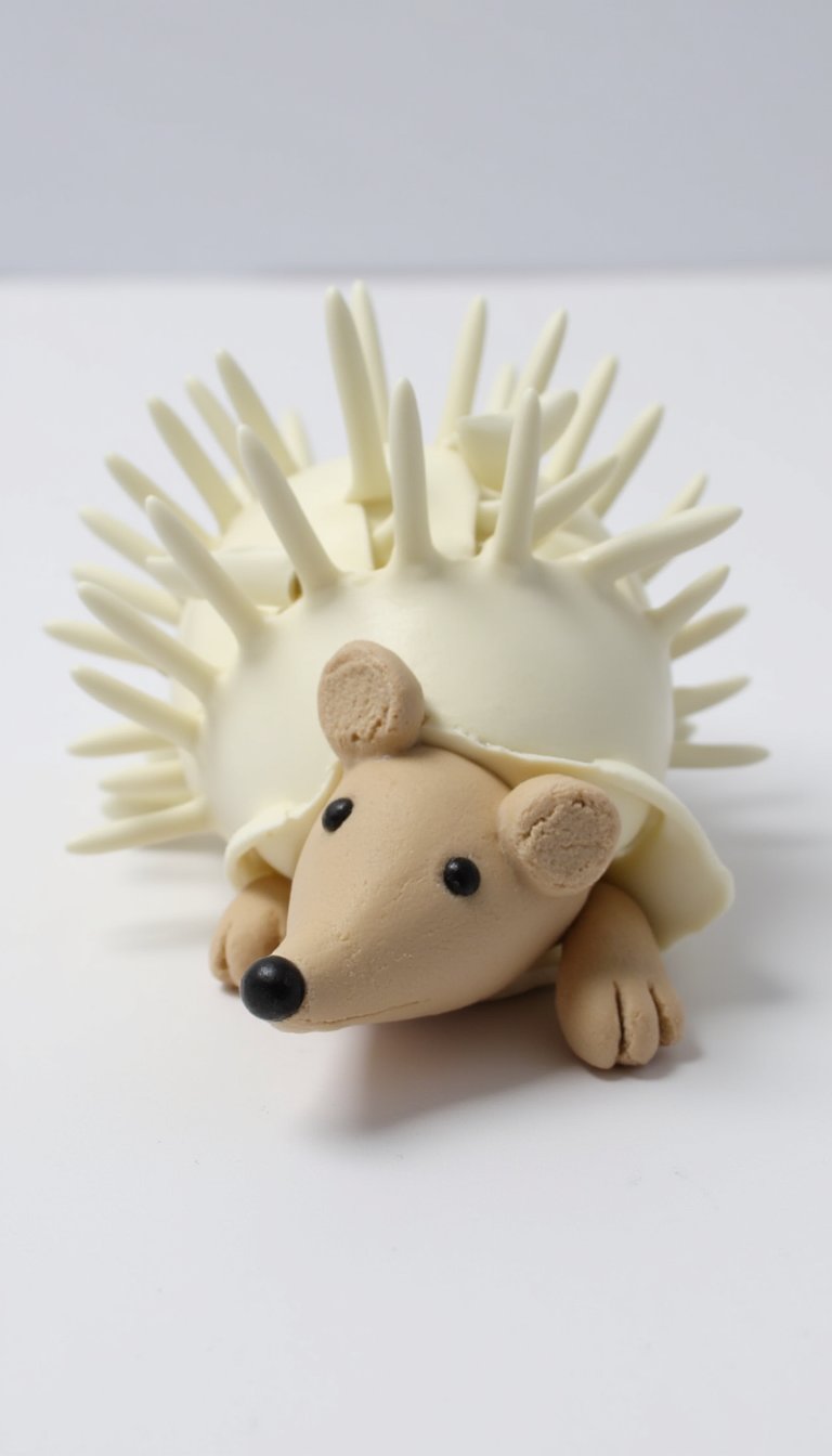 11. Plastic Fork Hedgehogs