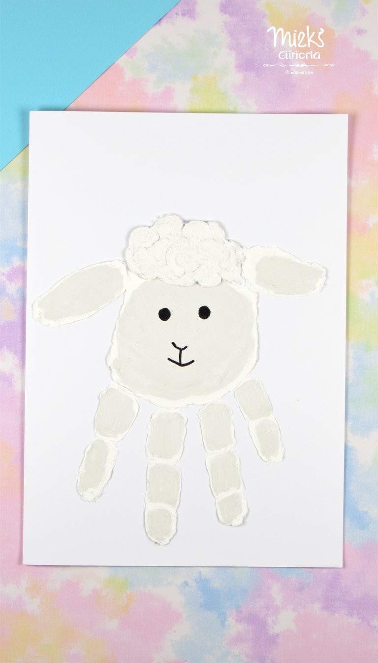 7. Handprint Lamb Card
