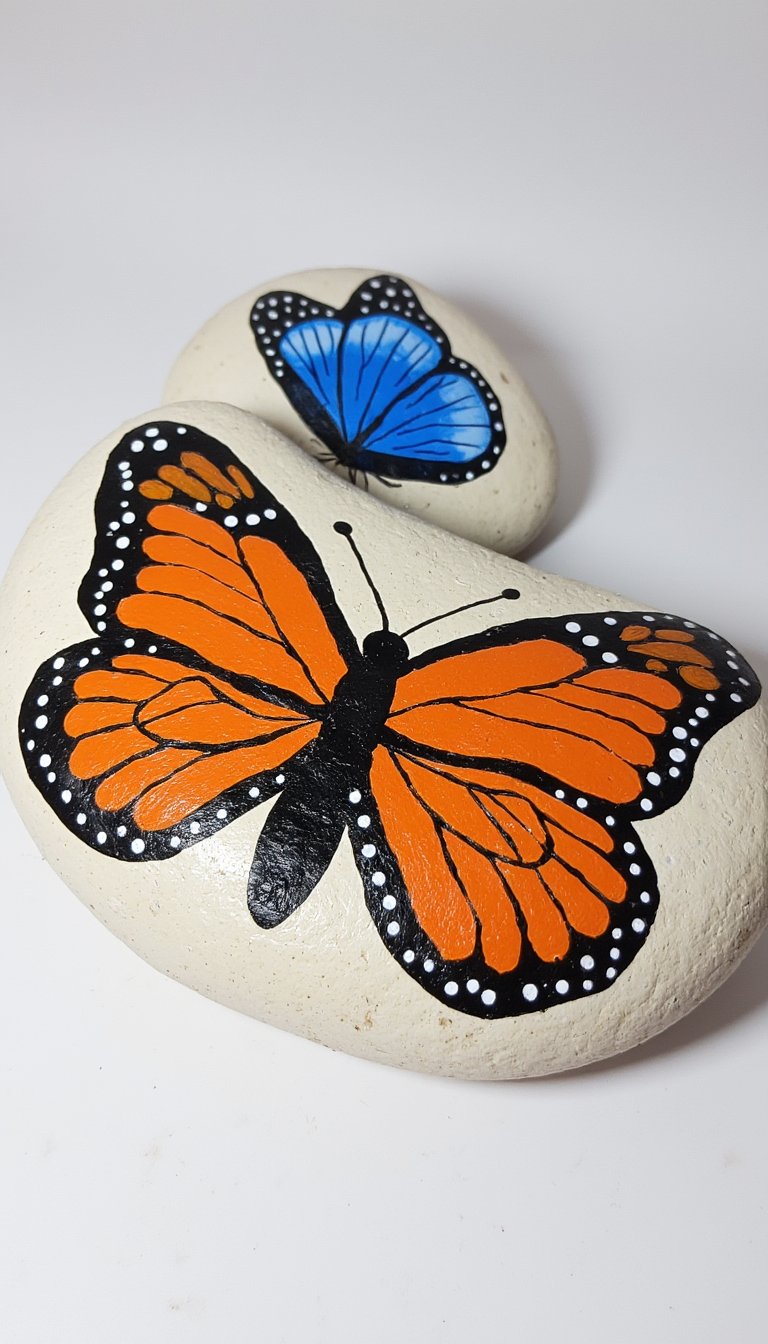 9. Painted Rock Butterfly "Pet"