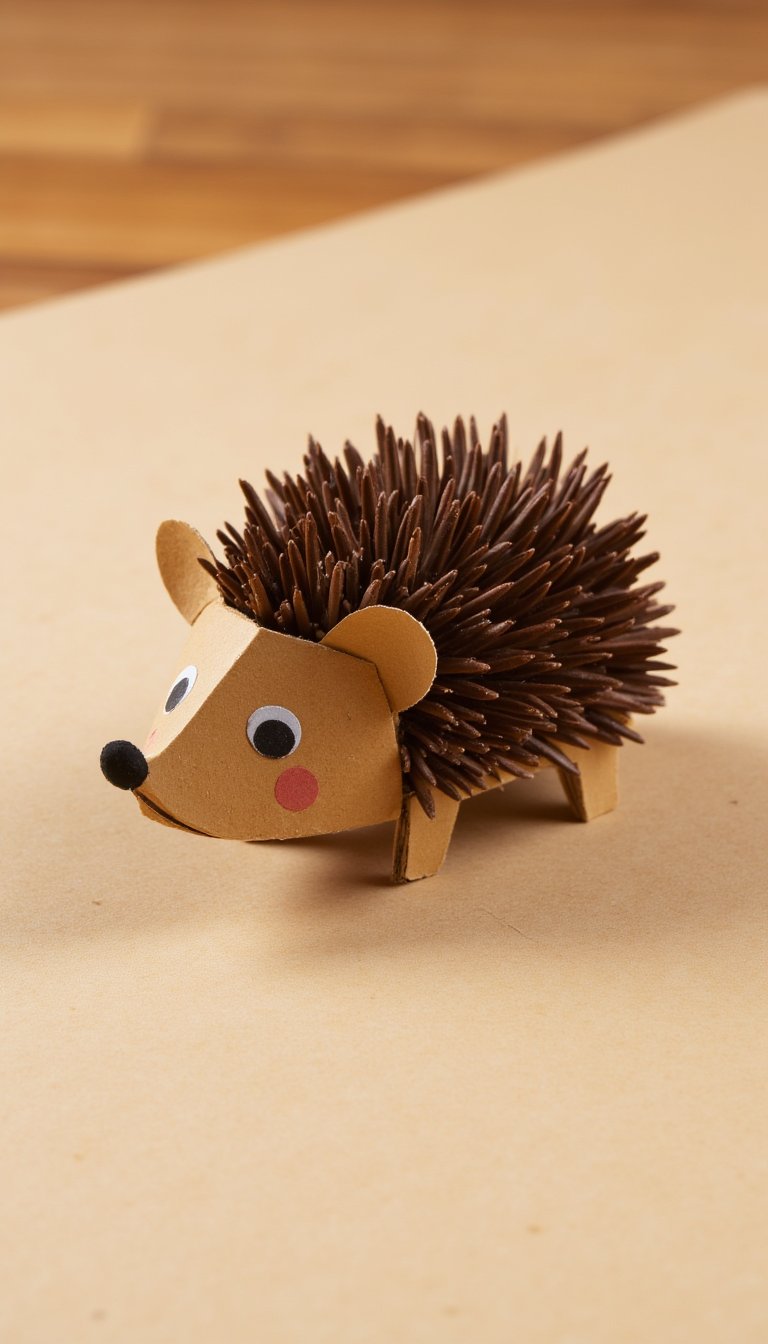 4. Fork-Painted Hedgehog