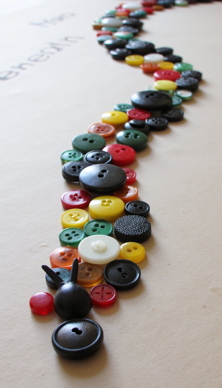 23. Button Caterpillar