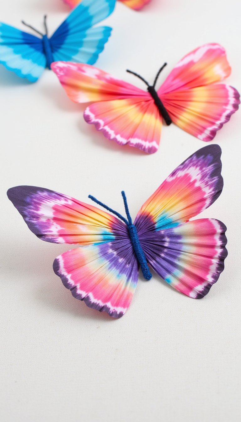 1. Coffee Filter Watercolor Butterflies