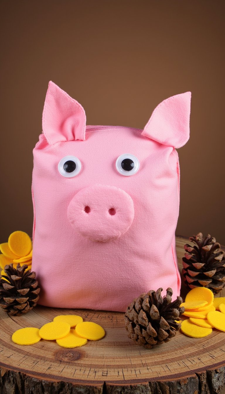 15. "Muddy" Pig Sensory Bag