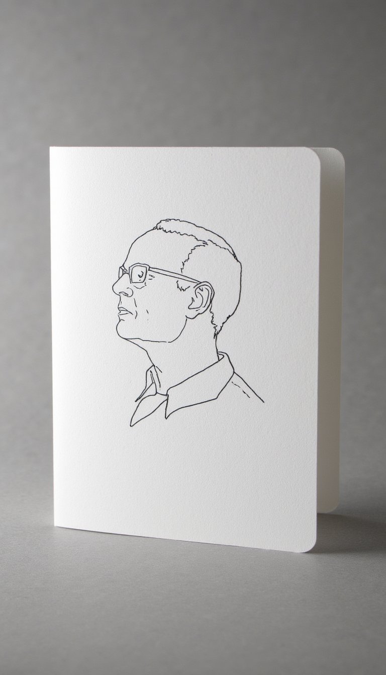 19. Minimalist Line Art Portrait