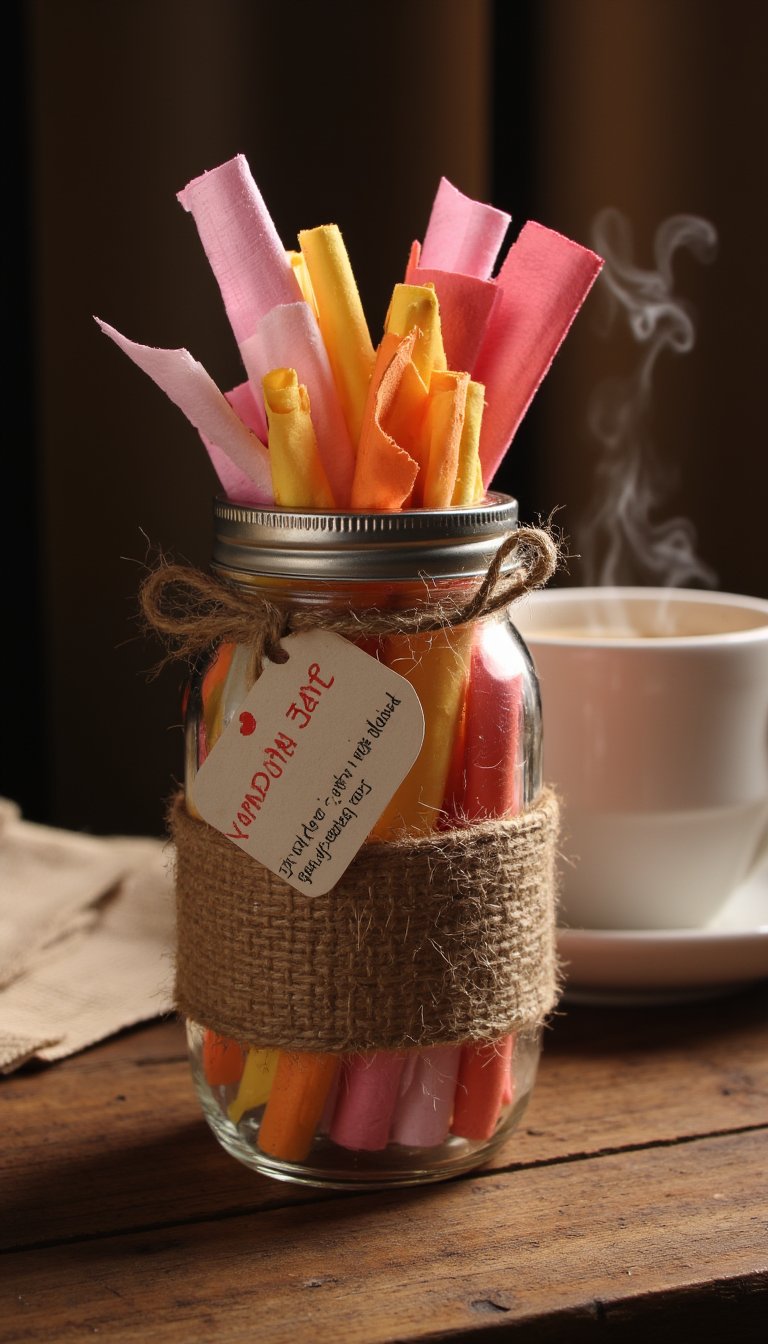 2. Custom "Reasons Why We Love You" Jar