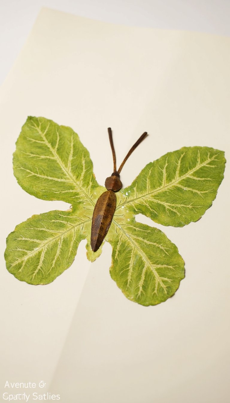 19. Leaf Print Butterfly Wings