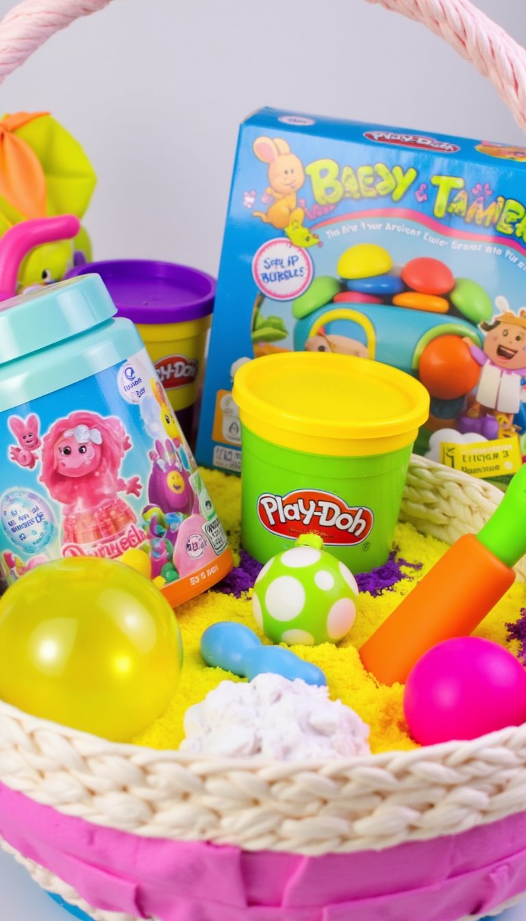 5. Play Dough or Kinetic Sand Kit