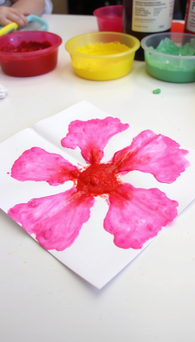 18. Symmetry Painting Blossoms