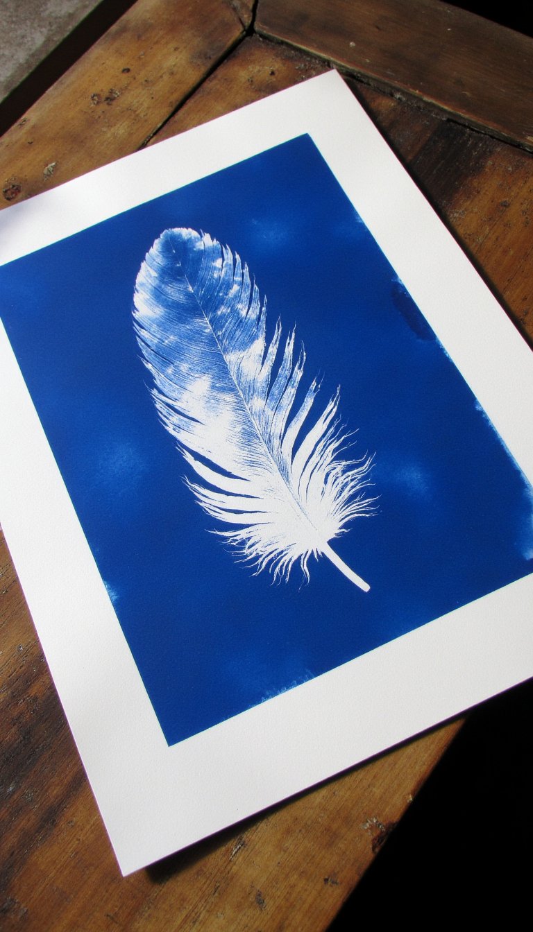 14. Sun Print Paper Art