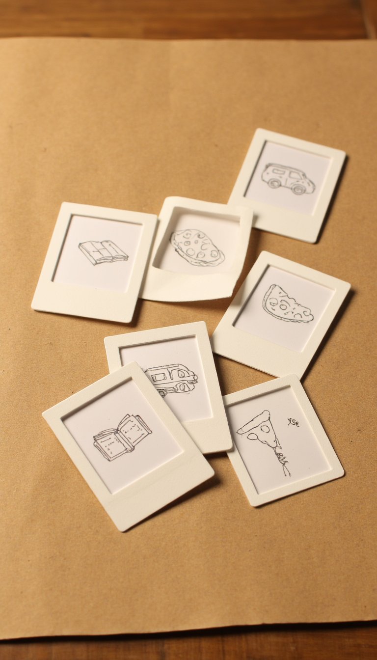 14. Polaroid Frame Collage