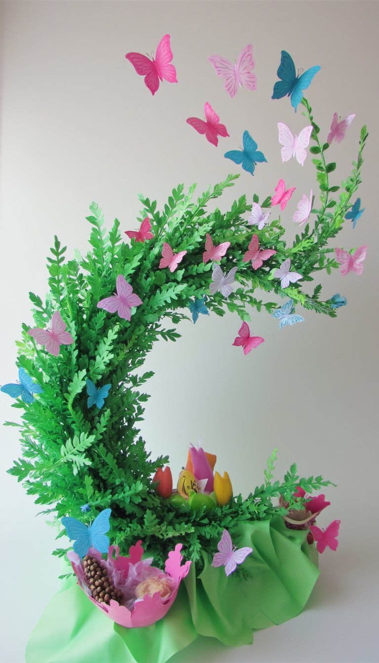 18. Paper Butterfly Migration Wreath