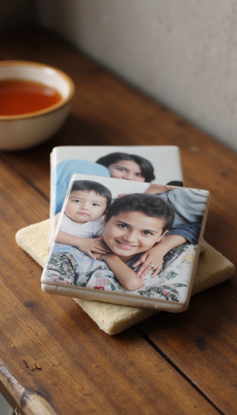 5. A Memory Lane Photo Coaster Set