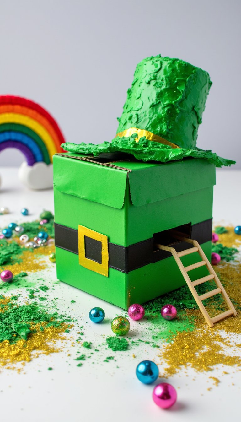 13. Cereal Box Leprechaun Trap