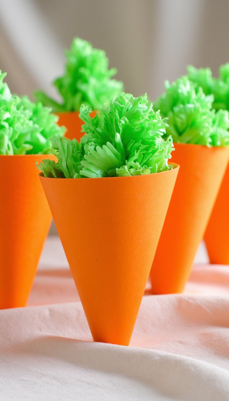 15. Carrot Treat Cones