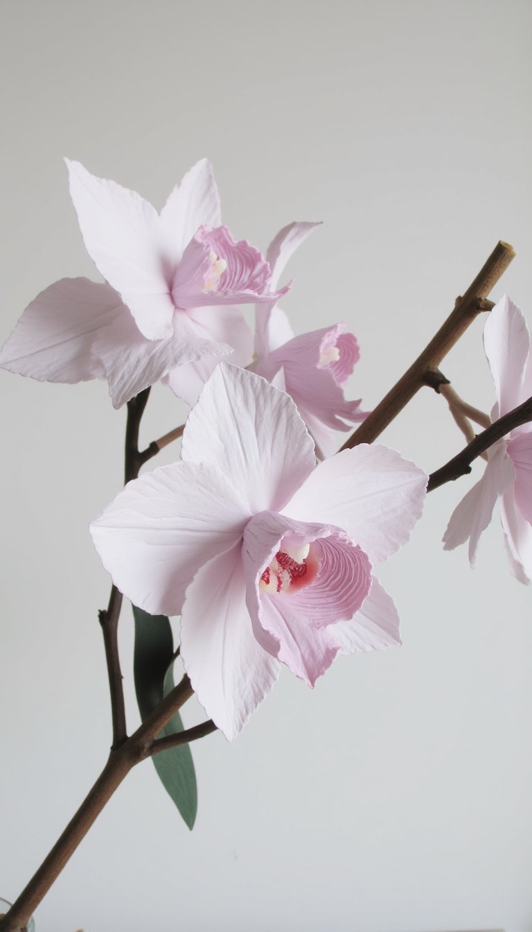 2. Elegant Quilled Orchids
