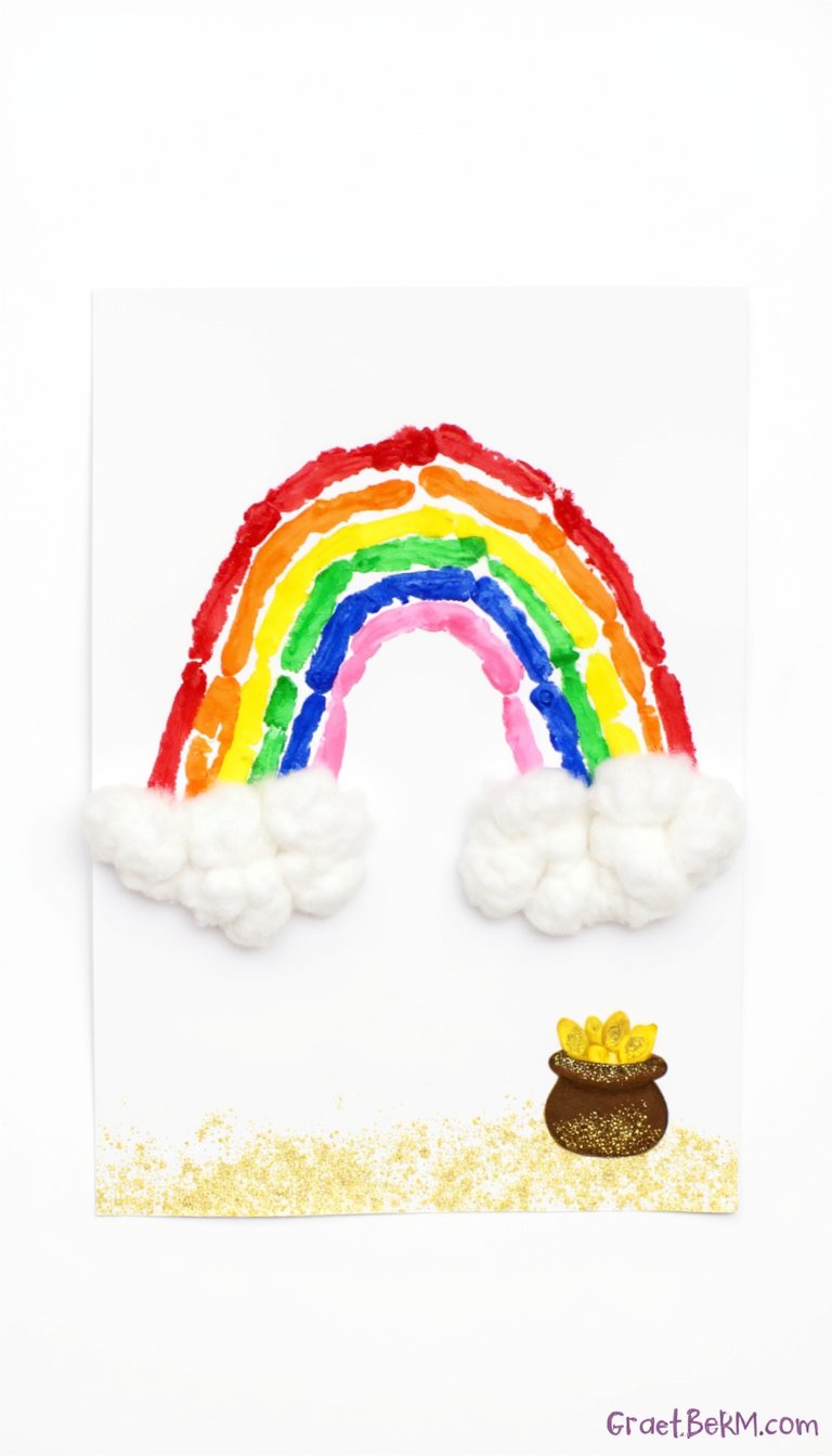 5. Handprint Rainbow Art