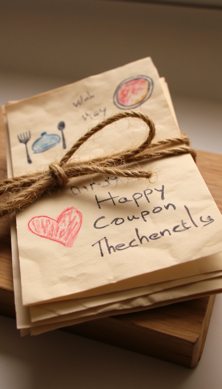 4. A "Coupon Book" for Acts of Service