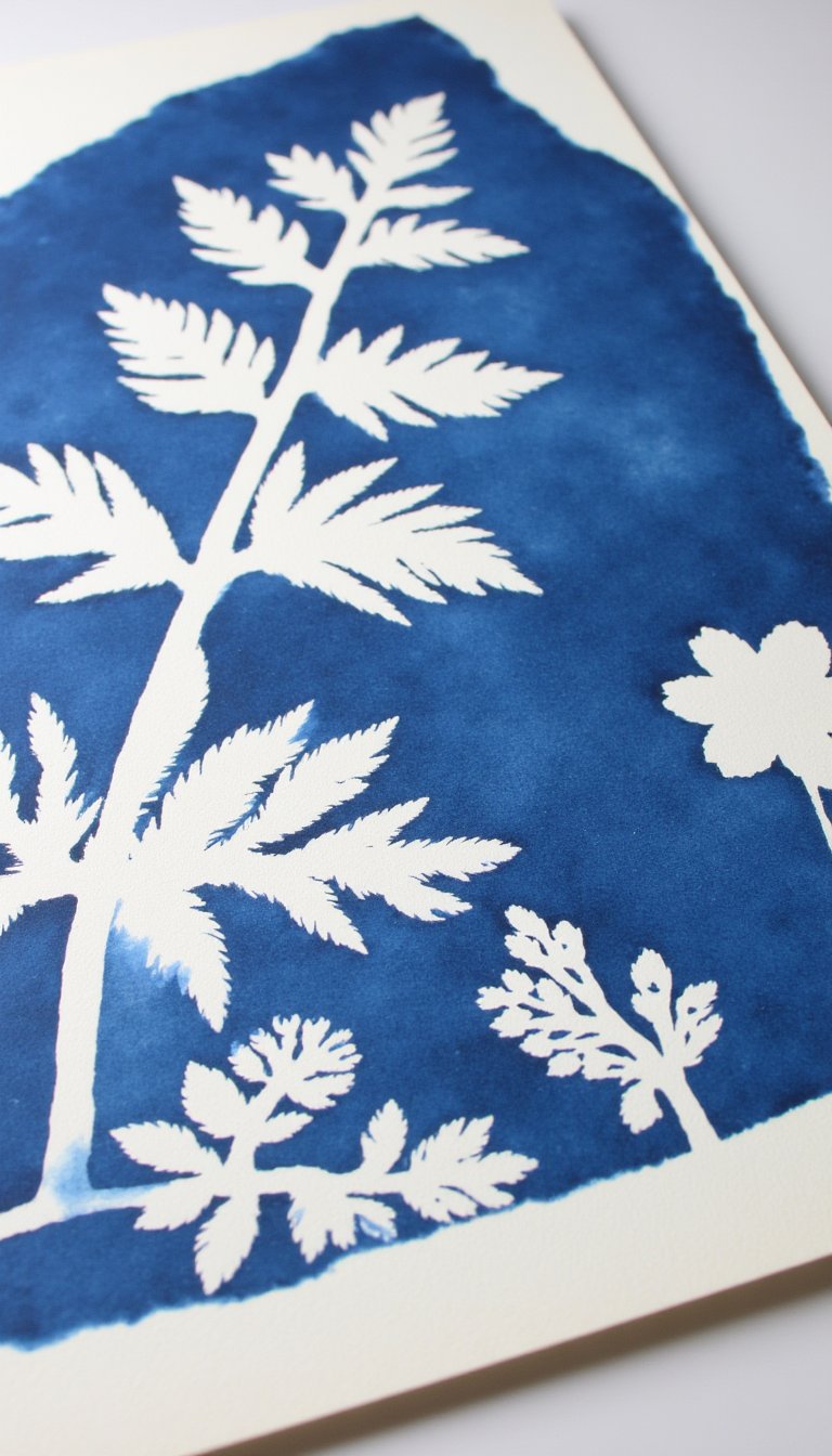 21. Sun Print Cyanotype Cards