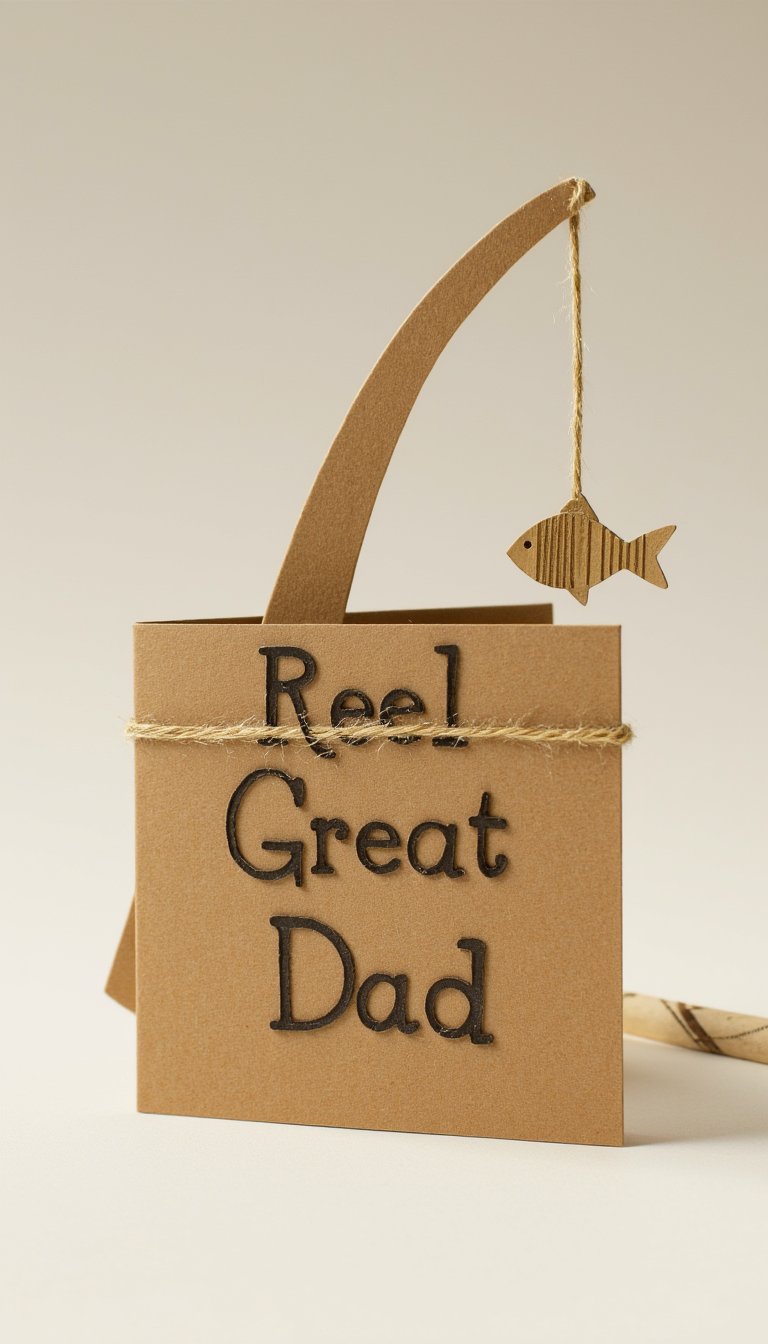 7. "Reel" Great Dad Fishing Card