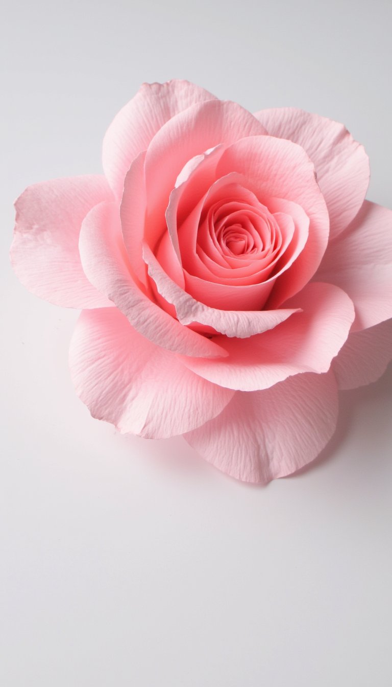 1. The Classic Crepe Paper Rose