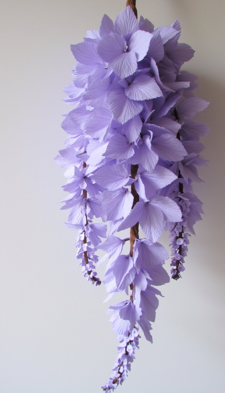 26. Coffee Filter Wisteria Vines