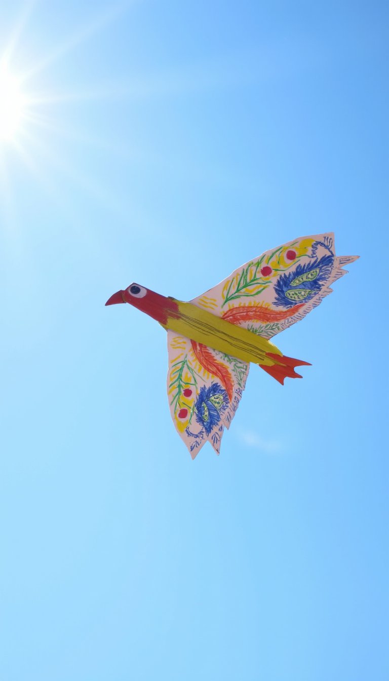 18. Flying Paper Airplane Birds