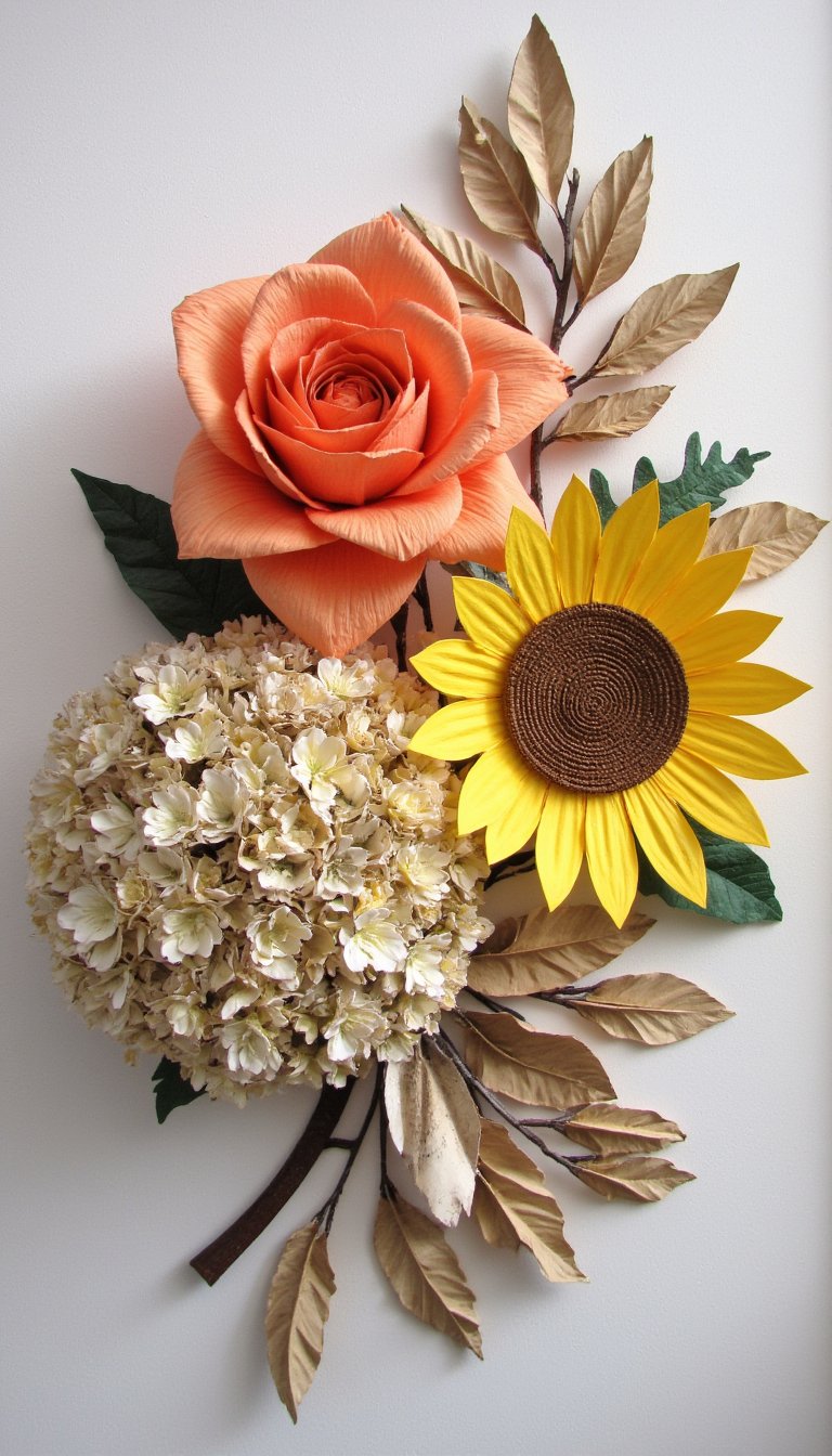 29. Mixed Media Botanical Wall Art