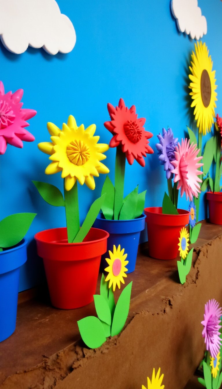 1. The "Our Garden of Goals" Bulletin Board