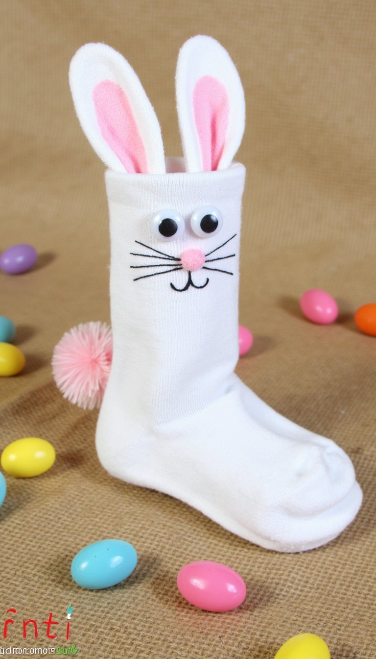 14. Sock Bunnies (No Sew!)